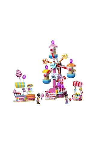 LEGO® Friends Şeker ve Kapkek Dönme Dolabı 42700 - 7 Yaş ve Üzeri Çocuklar için 3 Mini Bebek İçeren Oyuncak Yapım Seti (602 Parça)