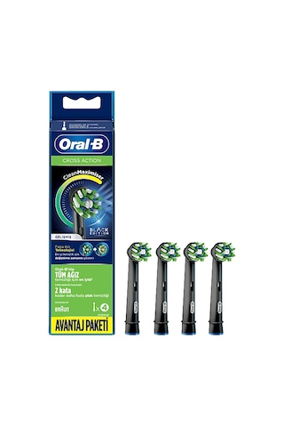 Oral-B Cross Action X-Filament Şarjlı Diş Fırçası Yedek Başlığı 4'lü