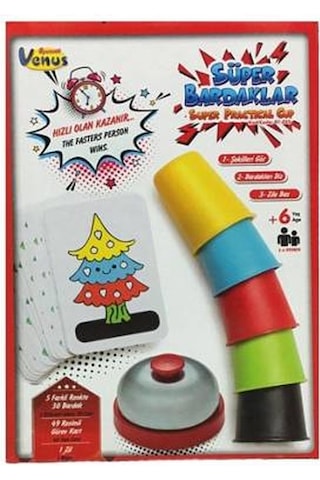 Süper Bardaklar Hızlı Neşeli Pratik Bardaklar Akıl Zeka Mantık Oy.