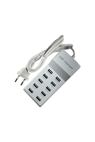 10 Port Çoklu Usb Şarj Devresi 1 Adet