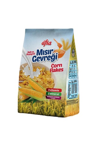 Afia Ballı Ruşeymli Mısır Gevreği 5 x 450 G