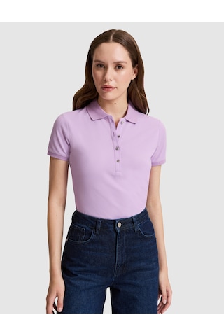 Pierre Cardin Kadın Lila Tişört Basic 50325456-vr034