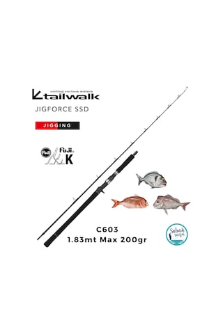 Tailwalk Jigforce Ssd C603 1.83mt Max 200gr S2p Tetikli Jigging Kamış