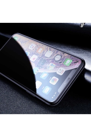 Mobilteam Apple Uyumlu iPhone 14 Plus Anti-dust Privacy Temperli Ekran Koruyucu