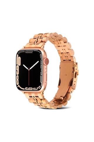 Apple Watch Uyumlu 42mm Krd-54 Metal Kordon - Siyah