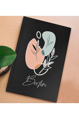 Bk Gift Kişiye Özel İsimli Sert Kapaklı Siyah Lastikli Defter , Arkadaşa Hediye, Yeni İş Hediyesi, Doğum Günü Hediyesi-12