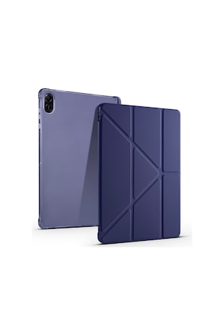 Honor Pad X8a Kılıf Stand Olabilen Kalemlikli Pu Deri Tablet Kılıfı Kapaklı Kılıf