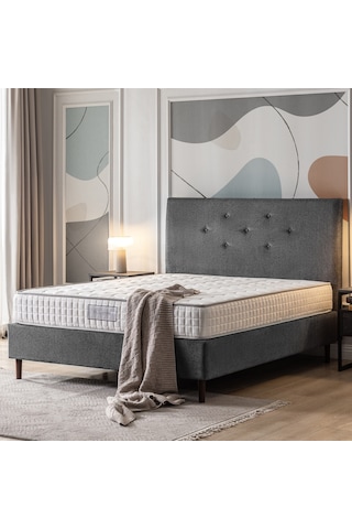 Us.Sleeping Us. Sleeping Full Ortopedik Grey Yayli Yatak 150 X 200