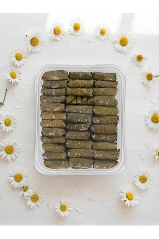 500 Gr. Zeytinyağlı Ev Yapımı Sarılmış, Pişirilmeye Hazır Yaprak Sarması