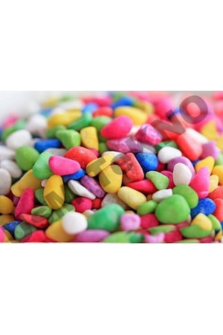 Teraryum Çakıl Taşı. Fanus Renkli Dekoratif Taş Akvaryum Taşı