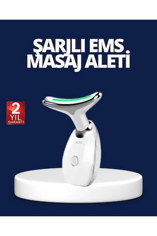 Yüz Boyun Sıkılaştırıcı Cilt Bakım Ems Mikro Akım & Kırışıklık