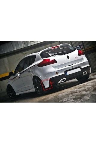 Renault Megane 3 2009-2016 Spoiler-fiber-astarlı-boyasız