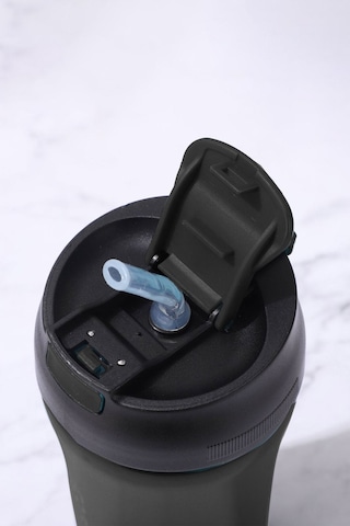 304 Paslanmaz Çelik Siyah 400 Ml Kahve El Termos Mug Cin853sy Siyah