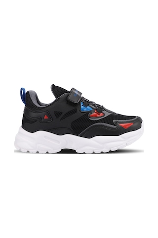 Slazenger Kajal I Çocuk Cırt Cırtlı Siyah Sneaker