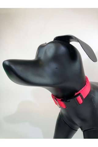 Mita Ayarlanabilir Köpek Boyun Tasması Neon Pembe