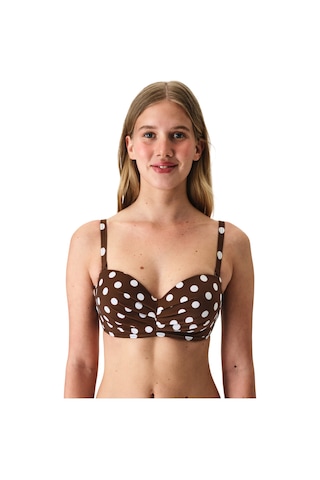 Penti Renkli Polka Dot Lotus Straplez Bikini Üstü