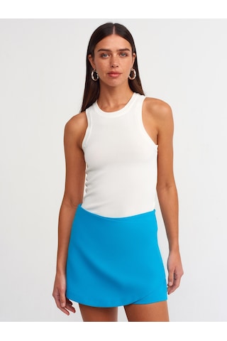 Dilvin B Yaka Triko Atlet Ekru