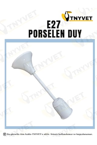 Tnyvet Isıtıcı Lamba 250 Watt + E27 Seramik Duy+2m Fişli Kablo Av