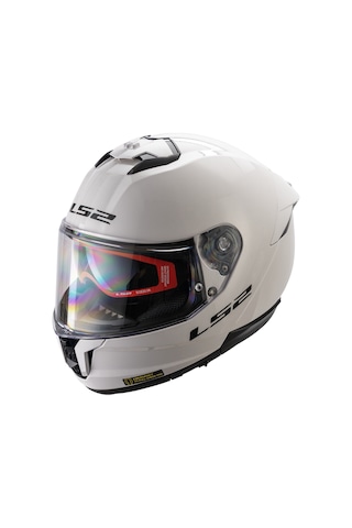 Ls2 Stream 2 Motor Kaskı Yeni Seri Beyaz Ece 22.06 Beyaz