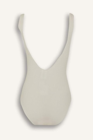 Defacto Regular Fit Bürümcük Mayo-fall İn Love T8005az25smer103 Ekru