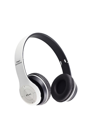 P47 Wireless Bluetooth Kulaklık Beyaz