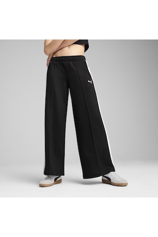 Puma T7 Low Rise Relaxed Track Siyah Kadın Eşofman Altı Siyah