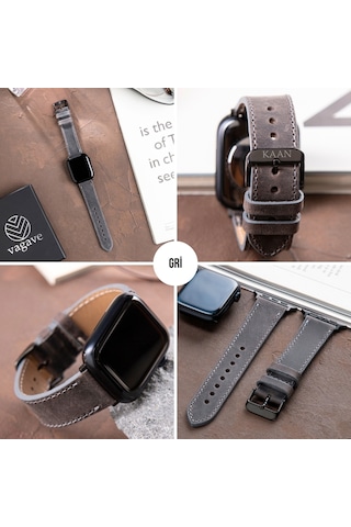 Apple Uyumlu  Watch  42 44 45 49 Mm Ultra Deri Kordon Kayış