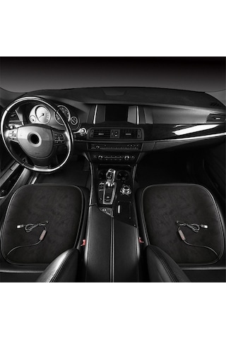 Agoodshop Isıtmalı Araba Koltuğu Kapağı Isıtma Elektrikli Araba Koltuk Minderi Sıcak Sıcak Tutmak Kış