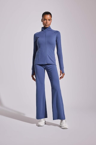 Defacto Defactofit Fitted Vücuda Oturan Ultra Soft Dik Yaka Çift Cepli Parmak Detaylı Fermuarlı Spor Hırka B3985ax25auın231 Indigo