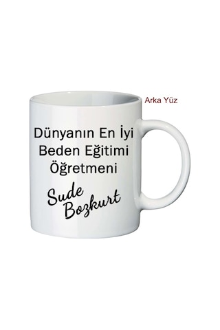 Beden Eğitimi Öğretmenine Hediye Isimli Kupa Bardak (389374571)
