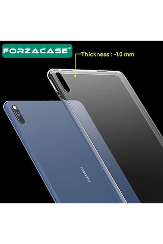 Forzacase Huawei Matepad Se 11 İnch İle Uyumlu Silikon Kılıf Şeffaf - Fc013 Tablet Kılıfı