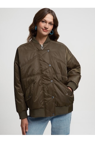 Kadın Mont - Lf2030135 Haki