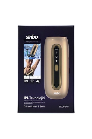 Sinbo Sel-6048 Buz Lazer Epilatör Ve Epilasyon Cihazı 3in1 9 Kademe Lcd Ekran Tüm Vücut Uygun Ipl