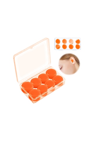 Uyku İçin Silikon Kulak Tıkacı, Yetişkinler Ve Çocuklar İçin Kalıplanabilir Gürültü Azaltıcılı 6 Çift Set, Su Geçirmez, Seyahat İçin Hazır