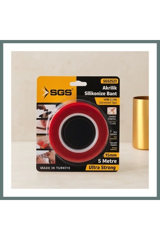 Ventra Akrilik Silikonize Çift Taraflı Bant Vhb 15mm X 5yd Ventra Diğer