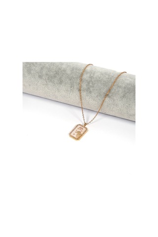 Çelik Kolye Koç Burcu Kolyesi - K-117 Altın