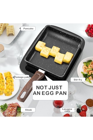 Tamagoyaki Japon Omlet Tavası Siyah Diğer