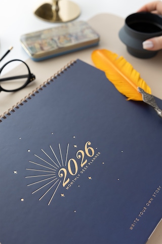 2026 Masaüstü Planlayıcı Takvim 24x34 Cm - Lacivert