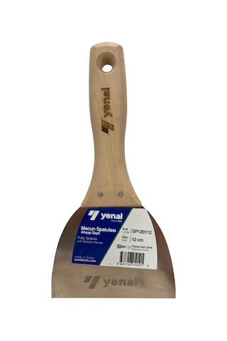 Yenal Profesyonel Paslanmaz Çelik Ahşap Saplı Macun Ispatula 12cm Yenal Profesyonel Paslanmaz Çelik Ahşap Saplı Macun Ispatula 12cm