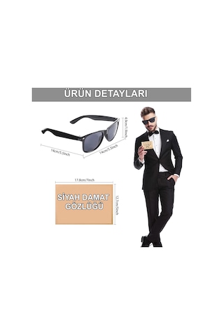 Damat Gözlüğü Düğün Ve Bekarlığa Veda Partisi Aksesuarı Yetişkin