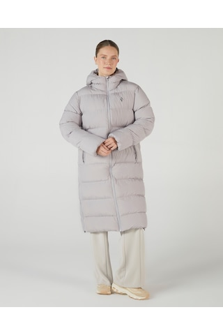 Skechers W Outerwear Puffer Jacket Kadın Gri Mont S242132-032 Gri
