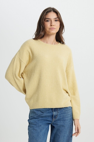 Wrangler Regular Fit Normal Kesim Sarı Triko Kazak W242710200 Sarı