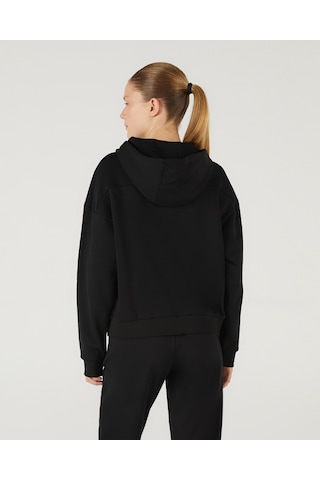 Skechers W Essential Full Zip Hoodie Sweatshirt Kadın Siyah Sweatshirt S242117-001 Siyah