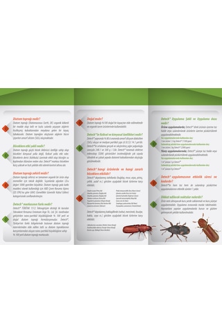 Detech Doğal Diatom Tahtakurusu Bit ve Parazit Tozu Zehirsiz 1 KG + Püskürtücü