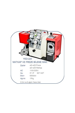 Matkap Ve Freze Bileme Makinası Yed-220