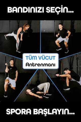 25kg Barfiks Lastiği Gym Resistance Band Antrenman Kas Geliştirme Bandı Siyah Sert