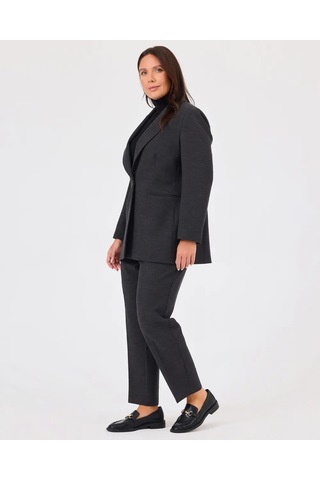 Gala-xi Büyük Beden Elastik Bel Pantolon Gri