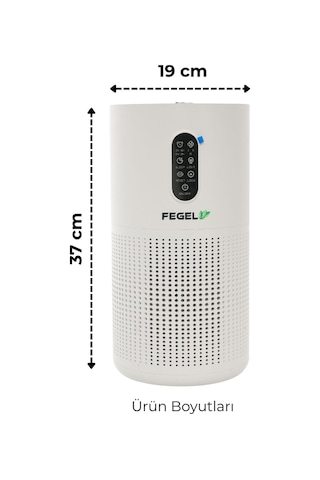Fegel FG-M03N HEPA 13 / 3 Katmanlı Filtreli Aromatherapy Akıllı Hava Temizleyici (Tuya-Wifi)