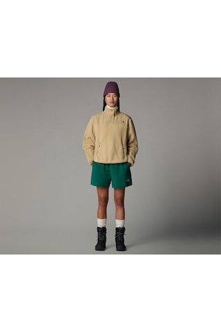 The North Face W Cragmont Fleece 1/4 Snap Kadın Günlük Polar Sweatshirts NF0A84IBLK51 Krem