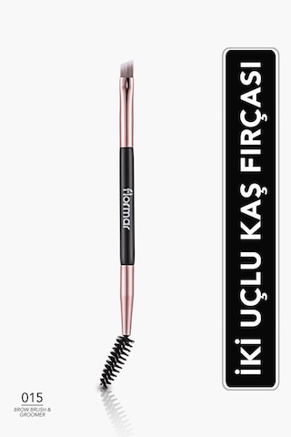 Flormar Ergonomik Uçlu 2'si 1 Arada Kaş Fırçası 015 Brow Brush & Groomer